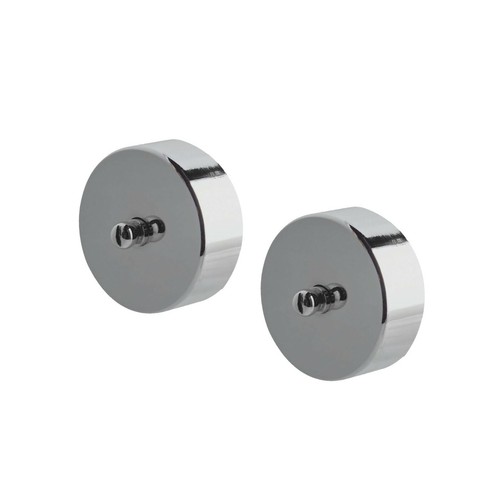 44mm chrome end caps handrail - end,