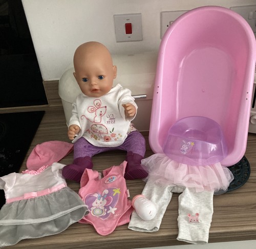 Vintage baby born doll - baby,