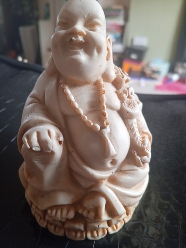 Resin laughing buddha - resin,