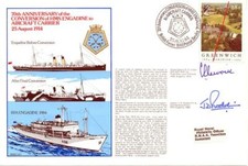 RNSC (4) 07 - HMS Engadine Conversion 70th Anniv - Signed by Livock & Roddis