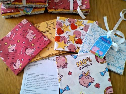 Peppa pig fat quarter bundle - peppa,