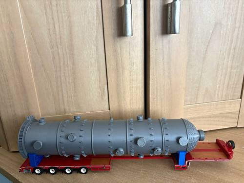 Scale coke drum load - 1/50,