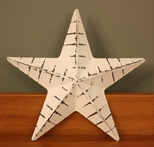 Mini metal barn star - mini,