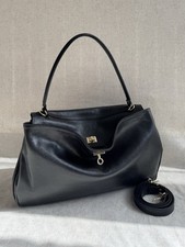 Maxi Borsa a spalla con tracolla, Vera Pelle, Made In Italy