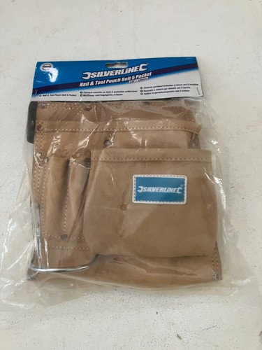 Suede leather nail tool - , pouch