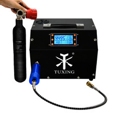 TUXING 4500Psi/300Bar Pcp Air Compressor Portable PCP Air Pump with LCD Display