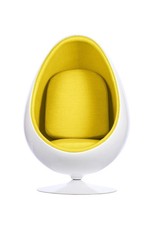 Retro egg pod chair yellow - egg,