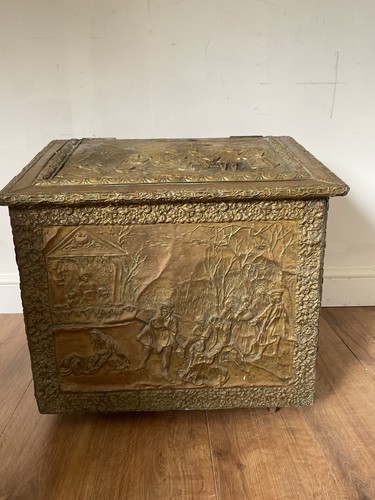 Vintage hammered brass - xl,