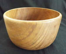 TURNED WALNUT WOOD LARGE FRUIT