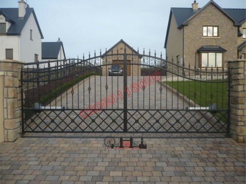 New wrought iron - iron, driveway