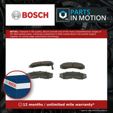 Brake Pads Set fits MITSUBISHI PAJERO/SHOGUN Mk1, Mk2, Mk3 Front 90 to 07 Bosch