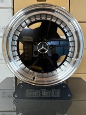 X4 17" STAGGERED AMG WHEELS MERCEDES MONOBLOCK DEEP DISH EURO OZ SCHMIDT 5x112