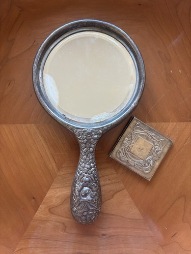 Antique silverplate repousse - antique,