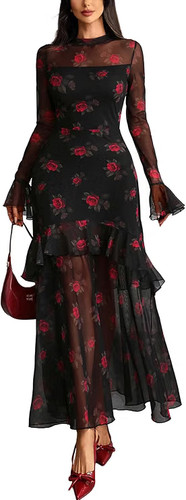 Gothdark womens long - long, sleeve