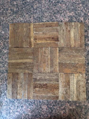 Teak parquet flooring - teak,