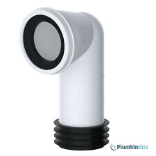 Viva 4" 110mm PP0005 Easi-Fit 90 Degree Standard Bent WC Toilet Pan Connector