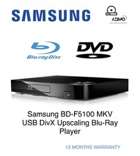 Samsung BD-F5100 Blu-ray Player HDMI USB MKV DivX Small 1080p Compact WARRANTY
