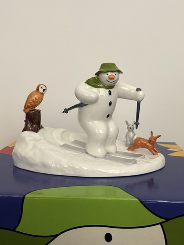 Coalport snowman figurine - snowman,