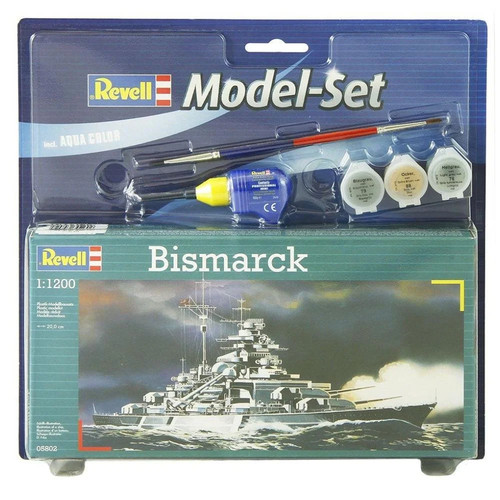 Model set battleship bismarck - set,