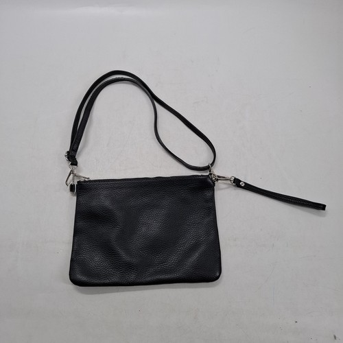 Borse pelle black pebbled - in,