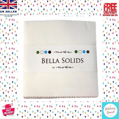 Moda charm pack bella - bella, solid
