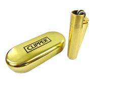 Metal Gold Clipper Lighter