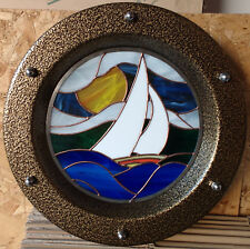 PORTHOLE FOR DOORS STAINED