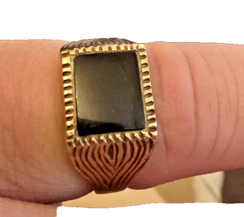 Vintage 9ct yellow gold - gold, men's