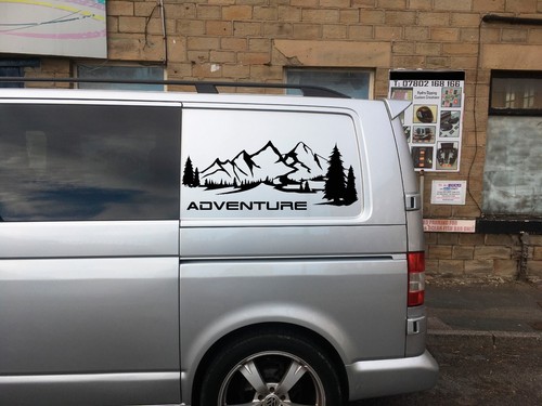 Mountain vinyl decals - vinyl, for