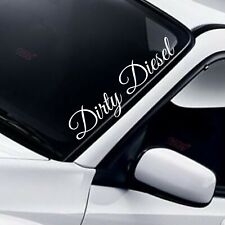 Dirty Diesel Windscreen Sticker DUB Low Lowered Stance 4x4 Van Truck Decal