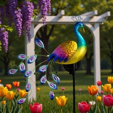 Metal Peacock Garden Decor