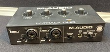 M-Audio M-Track Duo USB audio interface for recording streaming podcasting