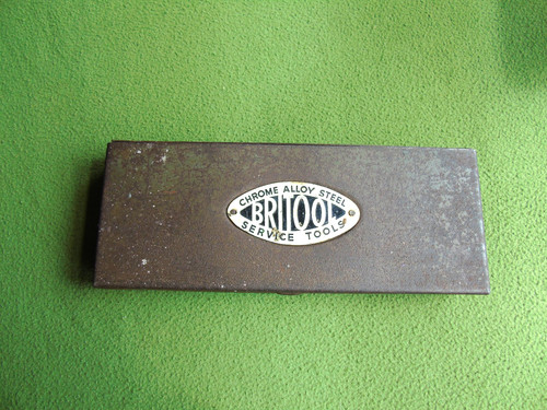 Vintage britool tool box with - tool,