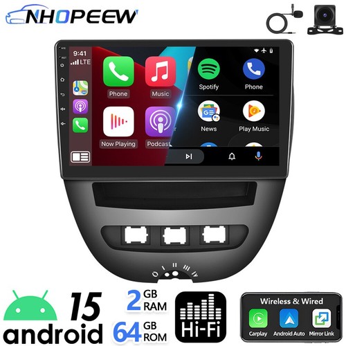 Carplay android15 stereo radio - stereo,