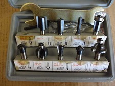 Router cutting tool set 8mm shank, Powercraft