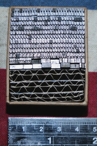 7pt univers numbers metal - numbers,