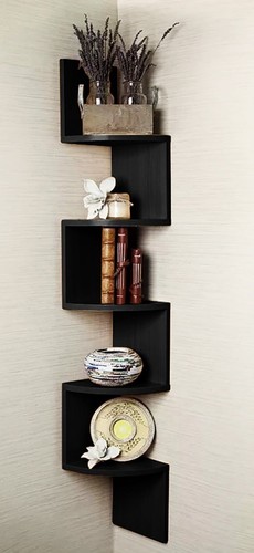 Modern floating wall - wall, shelves