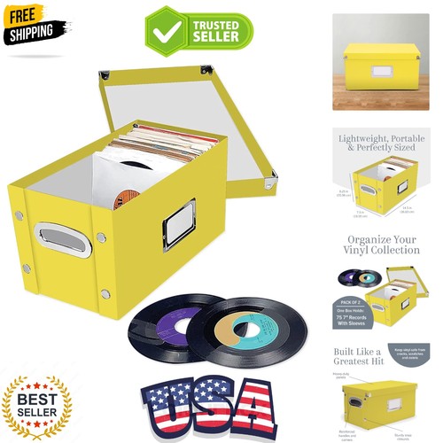 Vinyl record storage box - vinyl,