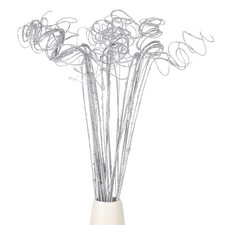 30 Pcs Glitter Dried Curly