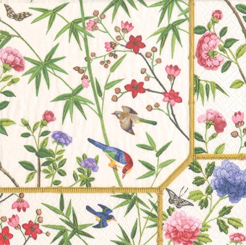Chinese wallpaper ivory - wallpaper,
