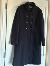 Hobbs Navy Wool Blend  Coat UK Size 14