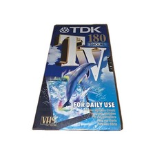 TDK E-180TVED Blank VHS Video