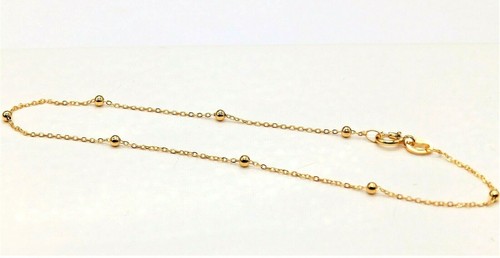 9ct gold bracelet ankle - bracelet, 10