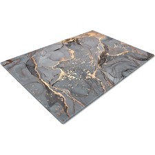 Glass Chopping Cutting Cutting Board Work Top Saver Large Grey Gold Black