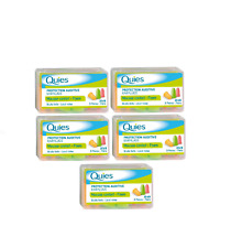 5 x Quies Soft Foam Ear Protection Plugs 35dB - Pack of 3 Pairs