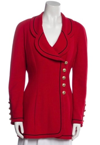 Chanel red black - pea, coat