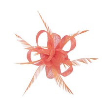 Women Feather Flower Hair Hat Fascinator Clip Pin Party Wedding Royal Ascot Race