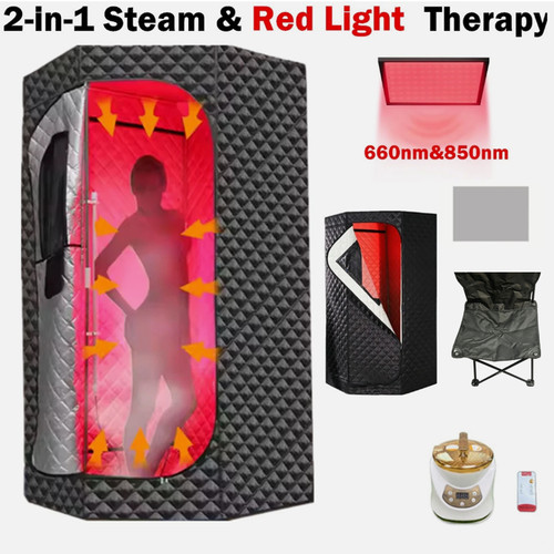 Portable steam sauna - portable, 2-in-1