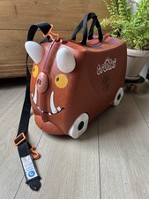 Gruffalo Trunki Ride On Suitcase Child Travel Case Suitcase Inc Strap & Key(506)