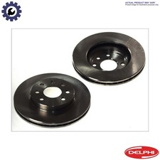 2x BRAKE DISC BG9649C FOR FORD